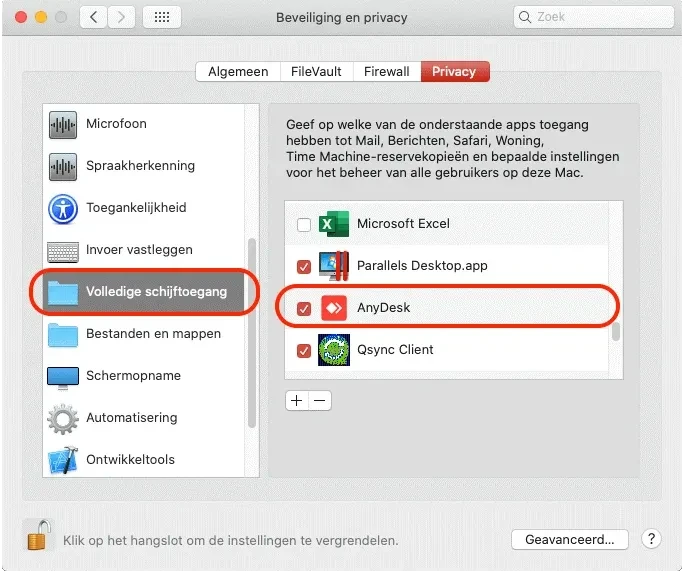 macOS Anydesk installatie stap 5